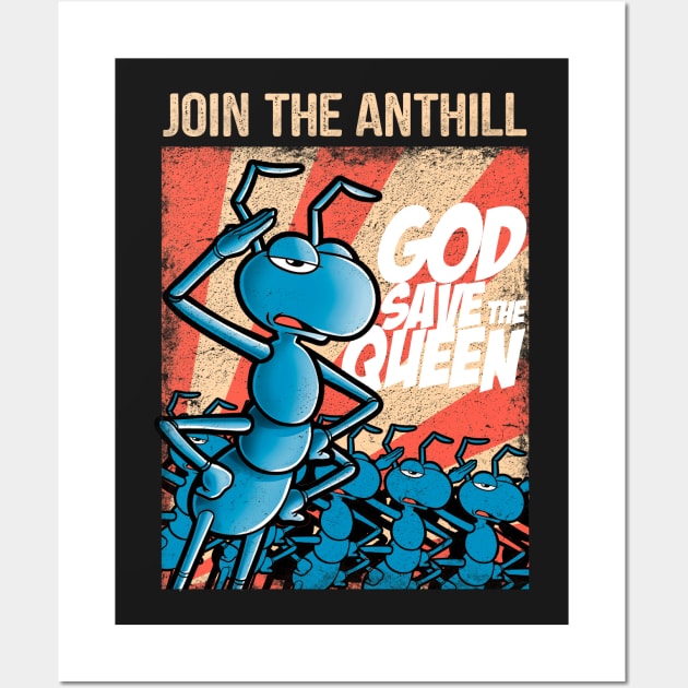 Join the anthill Wall Art by Cromanart